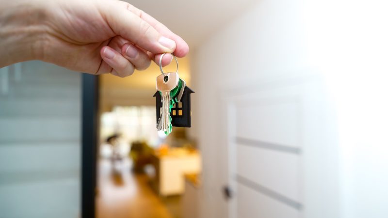 Website laten maken voor makelaars - huissleutels bij de voordeur