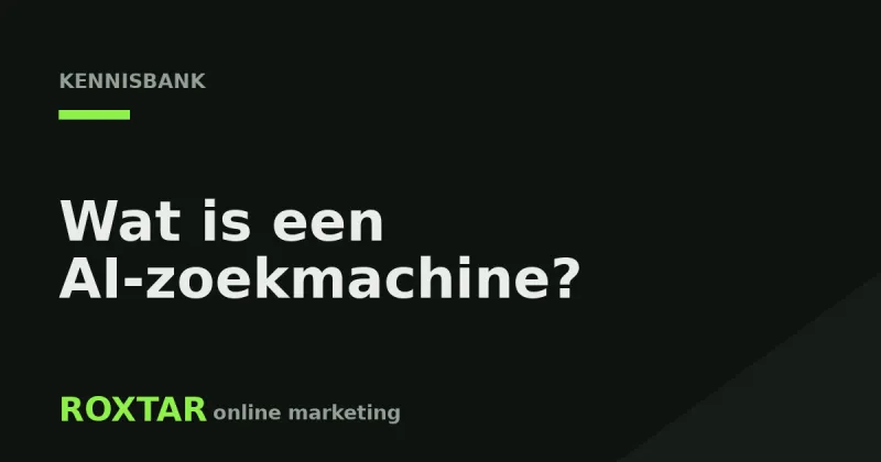 Wat is een AI-zoekmachine?