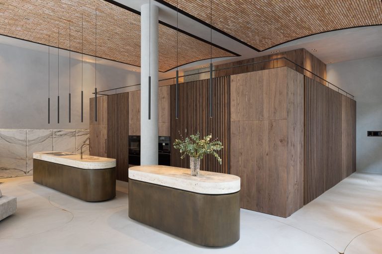 Pure Natural Stone natuursteen keuken met marmer, project Amsterdam Zuid